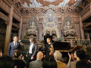 Concerts with Frank Braley (piano), Raphaëlle Moreau (violin)